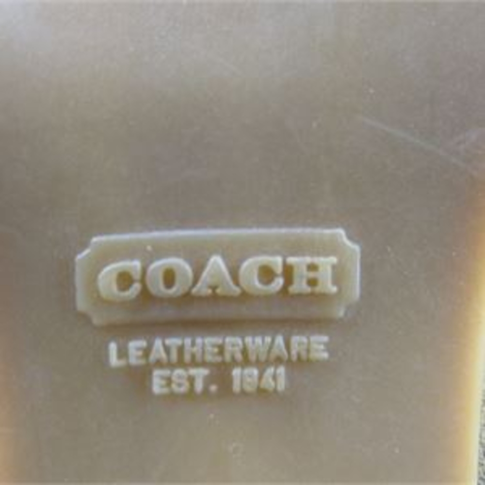Coach Tan Fur-Accented Mules - Picture 9 of 9